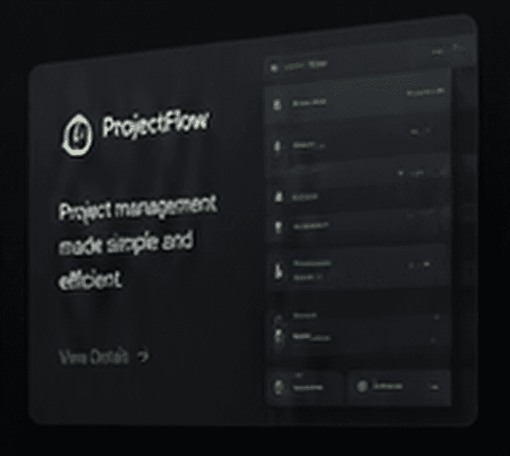 ProjectFlow dashboard